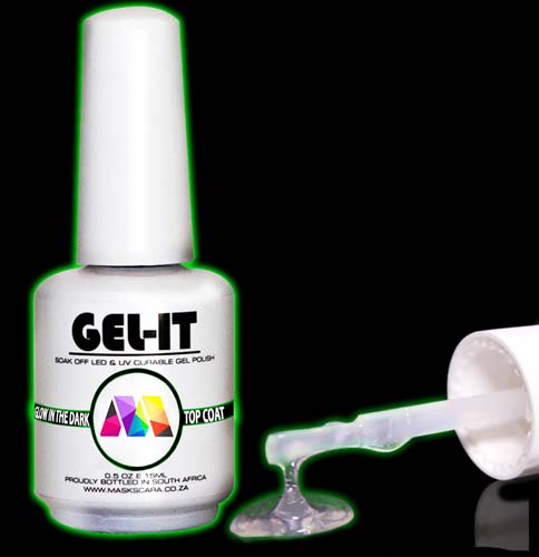 glow in the dark gel top coat