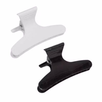 Butterfly Clamps Black and White (6 pcs)