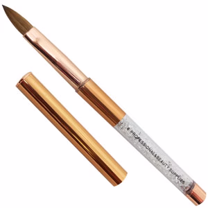 Kolinsky Brush #8 Rose Gold