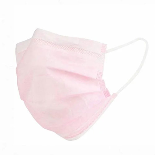 light pink mask