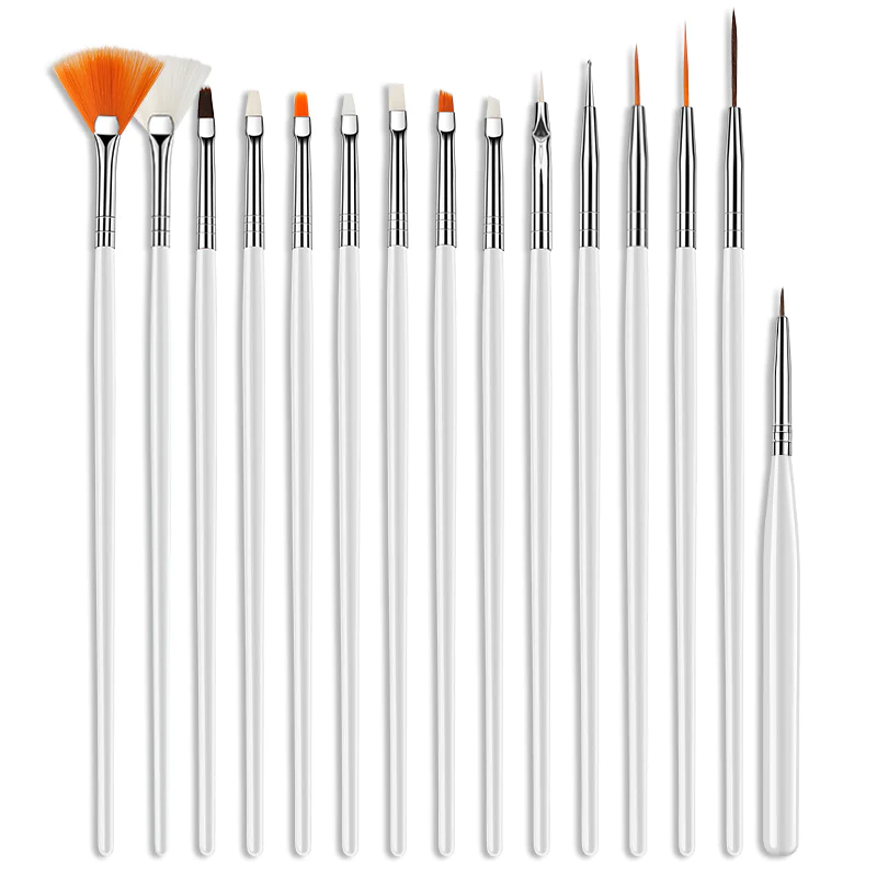 Professional Nail & Beauty Supplies - Nail Art Brush Set 15 PCS