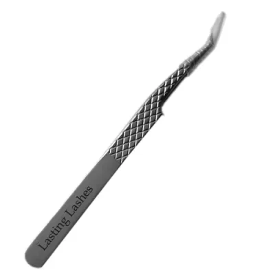 90 Degree Silver Fibre Tip Tweezer