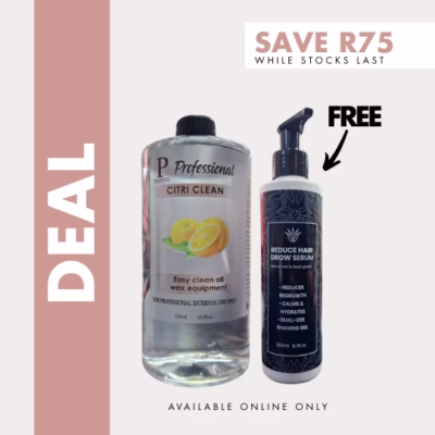 Citri Clean 500ml + Reduce Hair Growth 200ml(FREE)