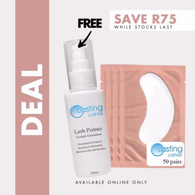 Eye Pads Lint Free 50 pcs + Lash Primer 100ml Lash Primer 100ml(FREE)