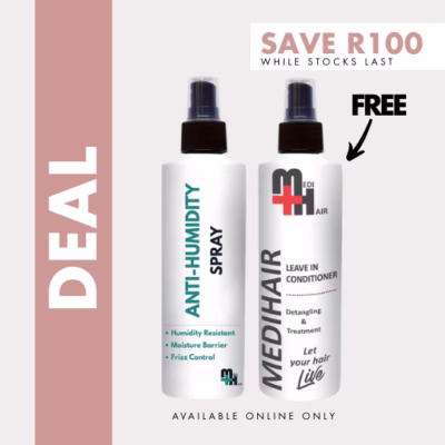 Anti-Humidity Spray 250ml + Leave In Conditioner 250ml(FREE)